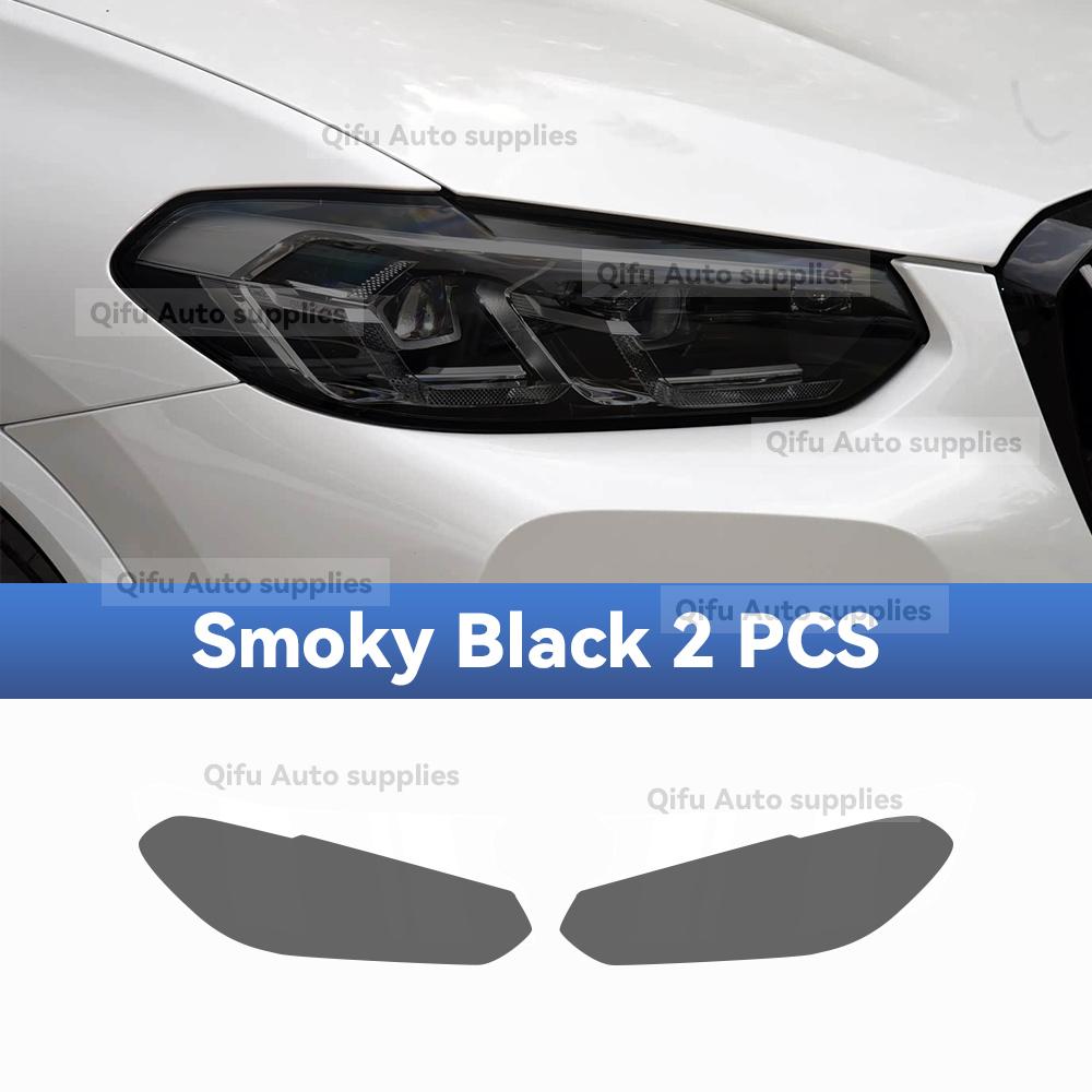 For BMW X3 G01 2024 TPU Headlight Anti-Scratch Smoke Black Transparent Modification Color Changing Protective Film