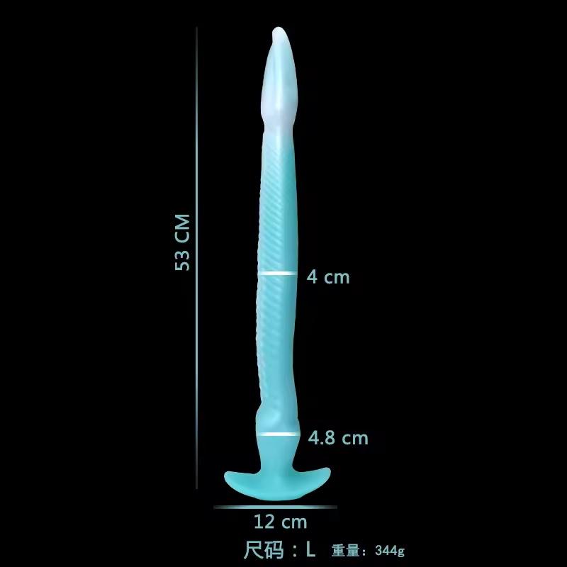 Eel Tentacle Super Long Anal Plug Silicone Anus Dilator Lady Men Anal Prostate Massage Adult Sex Orgasm Toys