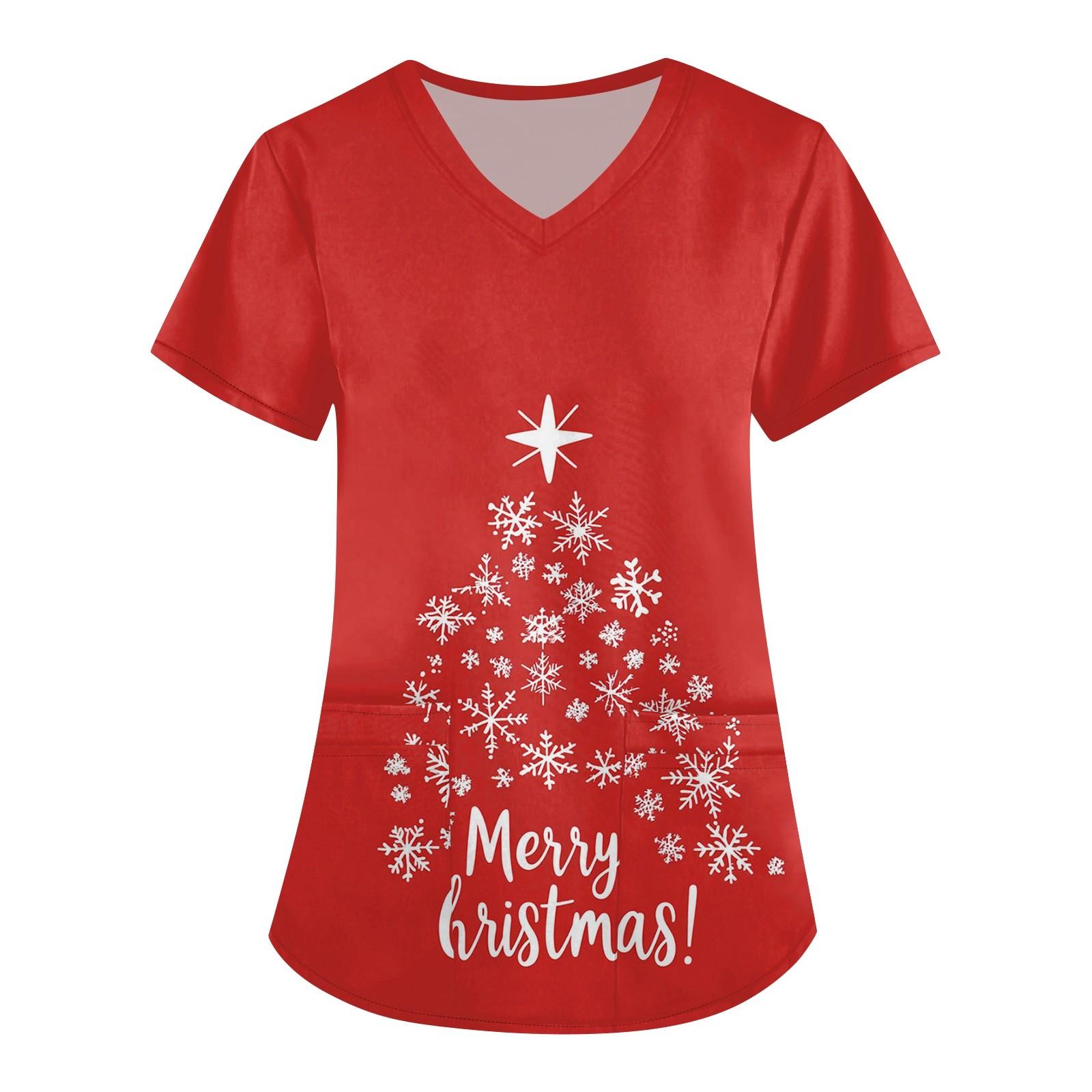 

Женское платье Lady Care, топ с рождественским принтом L красный