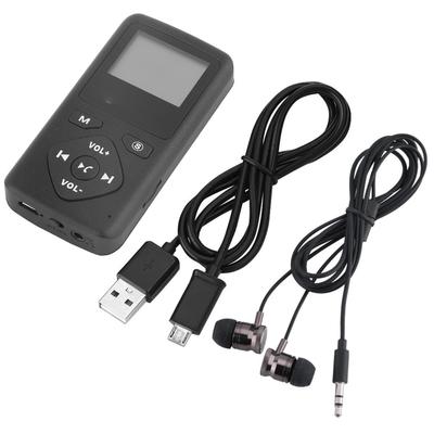 Portable DAB DAB+ Pocket Digital Radio Receiver Bluetooth MP3 Player with Earphone