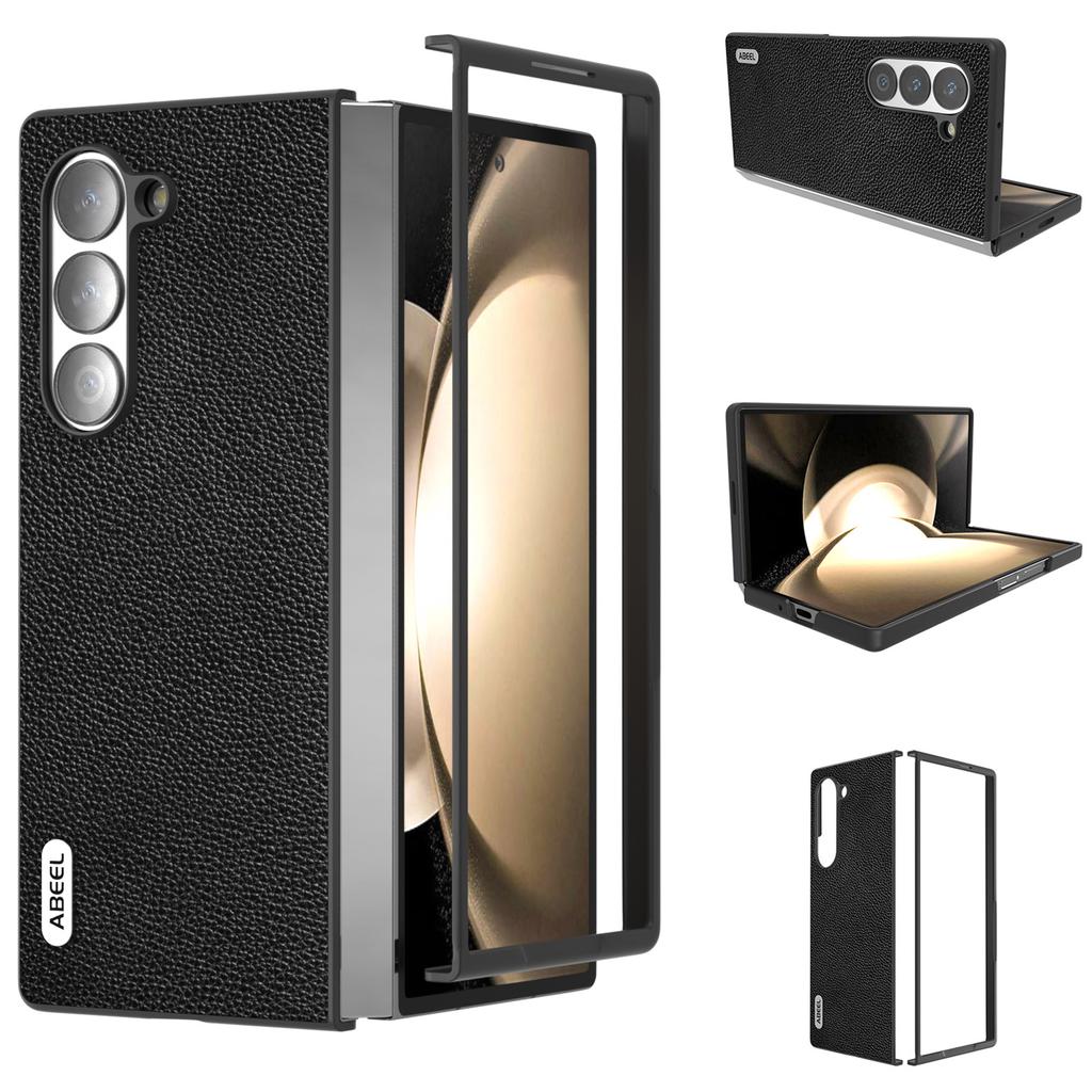 For Samsung Galaxy Z Fold6 5G Case Litchi Texture Non-Slip Phone Cover