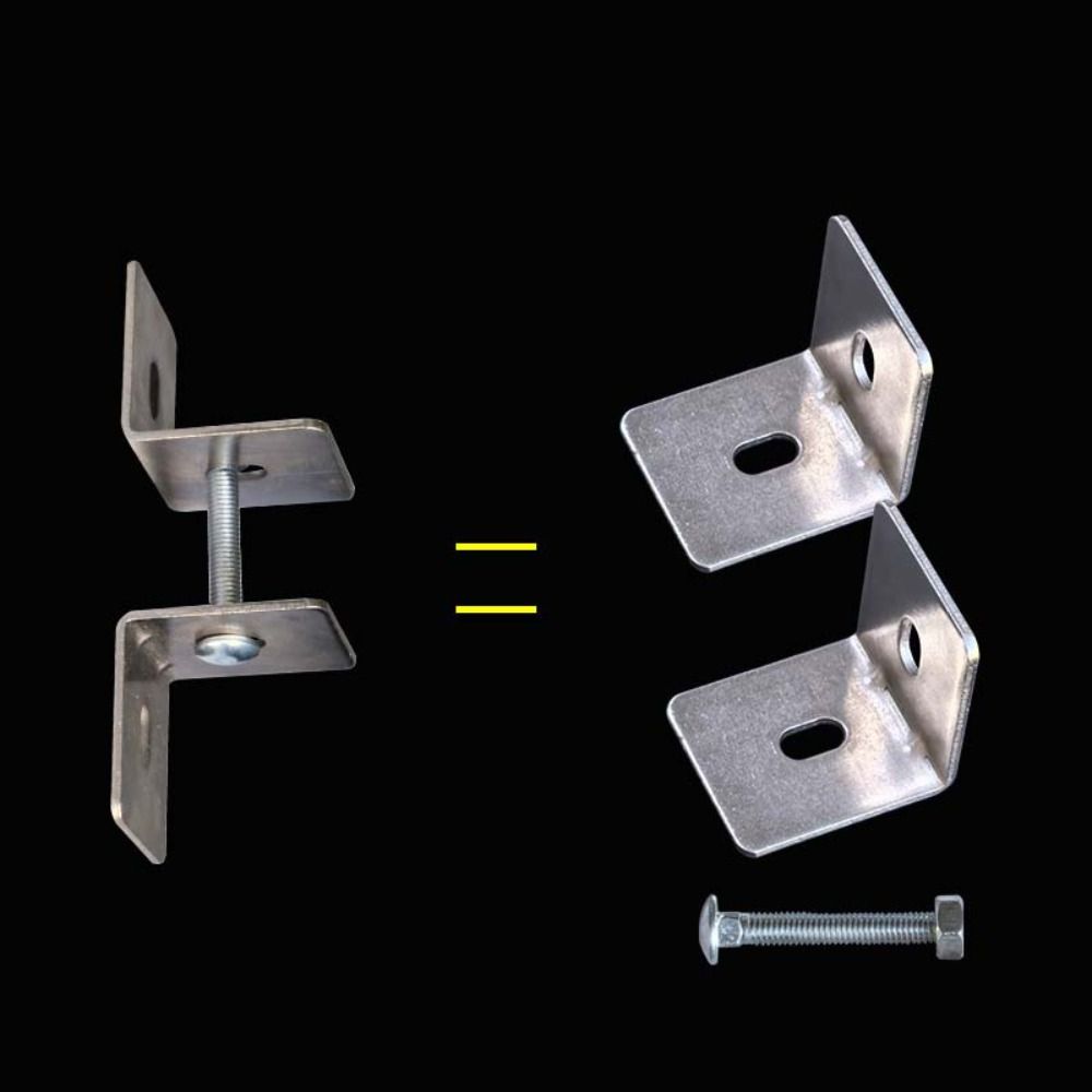 40*40mm Square Tube Connector Solderless Carbon Steel Steel Joint Connector Galvanizing Fixed Pipe Clamp Pipe Fixed Joint