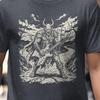 Demon Shreds Metal, Crossroads Devil Guitar Shirt, Gift for Metalhead, Heavy Metal Guitarist Tee for Men and Women, Dark Art T-Shirt
