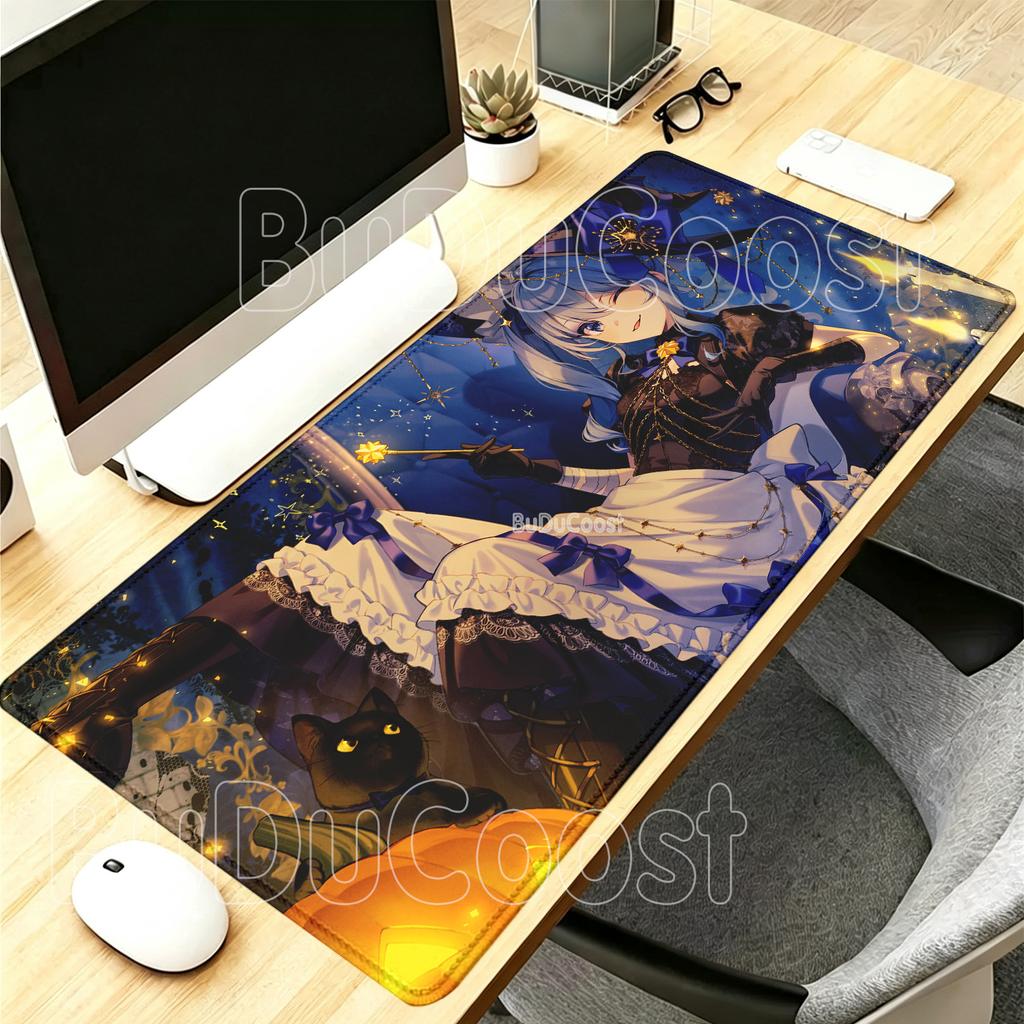 VTuber Hoshimachi Suisei Hololive Mousepad Overlock Keyboard Office Mouse Pad Computer Non-slip HD Printing Anime Girl Desk Mat