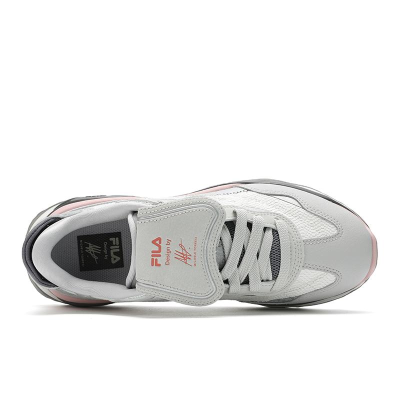 Fila KM2 Layered Shoes 2nd Generation Fashionable Personality Trendy Versatile Comfortable Sports Low-Top Casual Shoes Women Sneaker F12W513102FPP