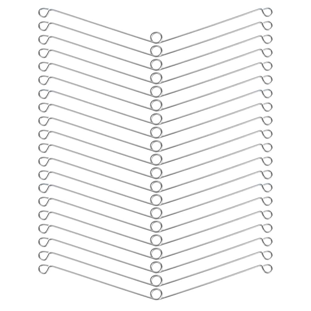 20 ks Nerezových torzních pružinových klipů pro zapuštěná svítidla a koupelnový ventilátor Snadno instalovatelné designy