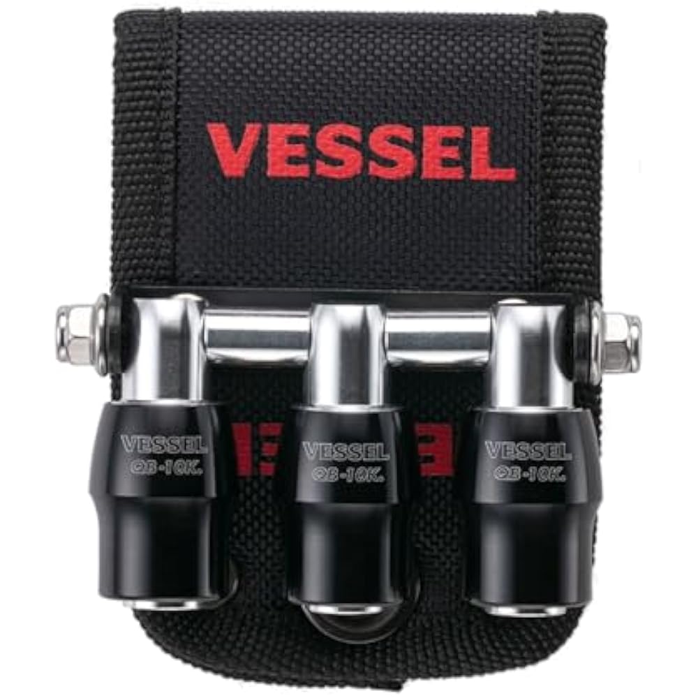 VESSEL (VESSEL) Quick Catcher Triple Holder Black QB-10B3K