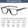 Blue Light Blocking Reading Glasses Anti Blue Ray Ultralight Eye Protection Square Sports PC Glasses for Men Women