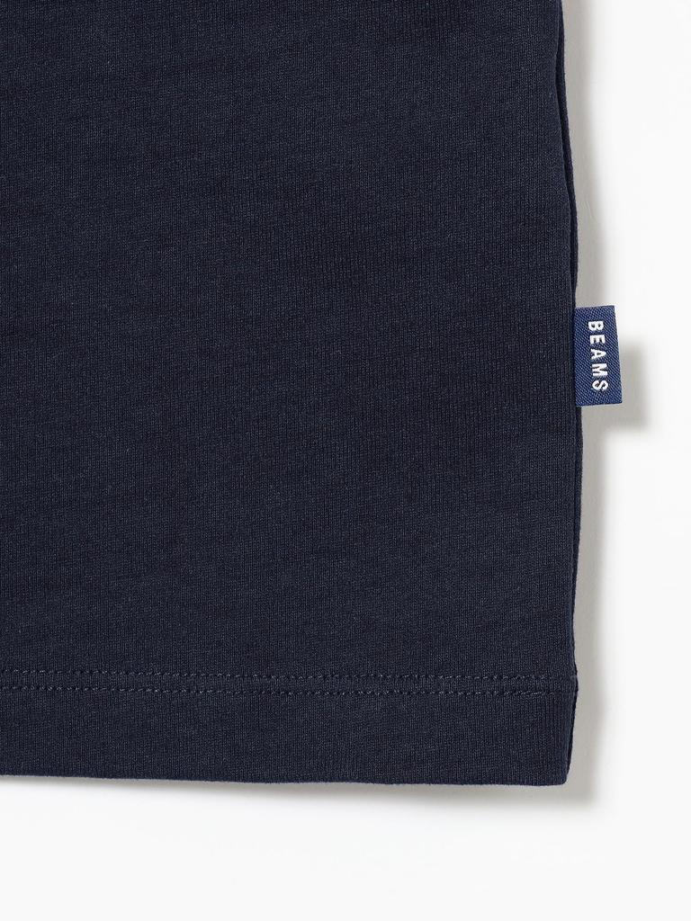 Beams S/S TEE BMS Logo Basic T-Shirt Navy Large 11041321803
