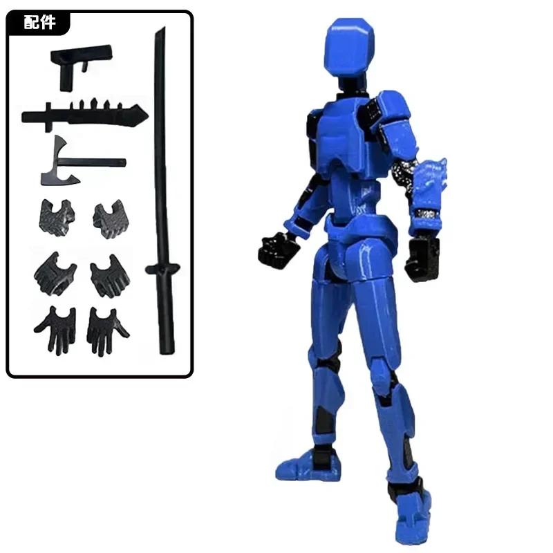 2PCS 13 Joints Figure Articulate Movable Dummy Doll Diy Assembly Toy 3D Printed Action Figure Stop Motion Animation Dummy