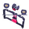 Mobile Phone Stabilizer & Photography Cage with Extension, Microphone Mount, and Fill Light