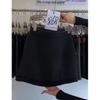 Korean Style High-Waisted Woolen A-line Skirt - Elegant, Slimming, and Hip-Hugging for Women