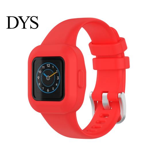 Silicone Watch Band One-piece Soft Wrist Bracelet Replacement Strap Watchband for Garmin Fit JR3/Vivofit Jr.3