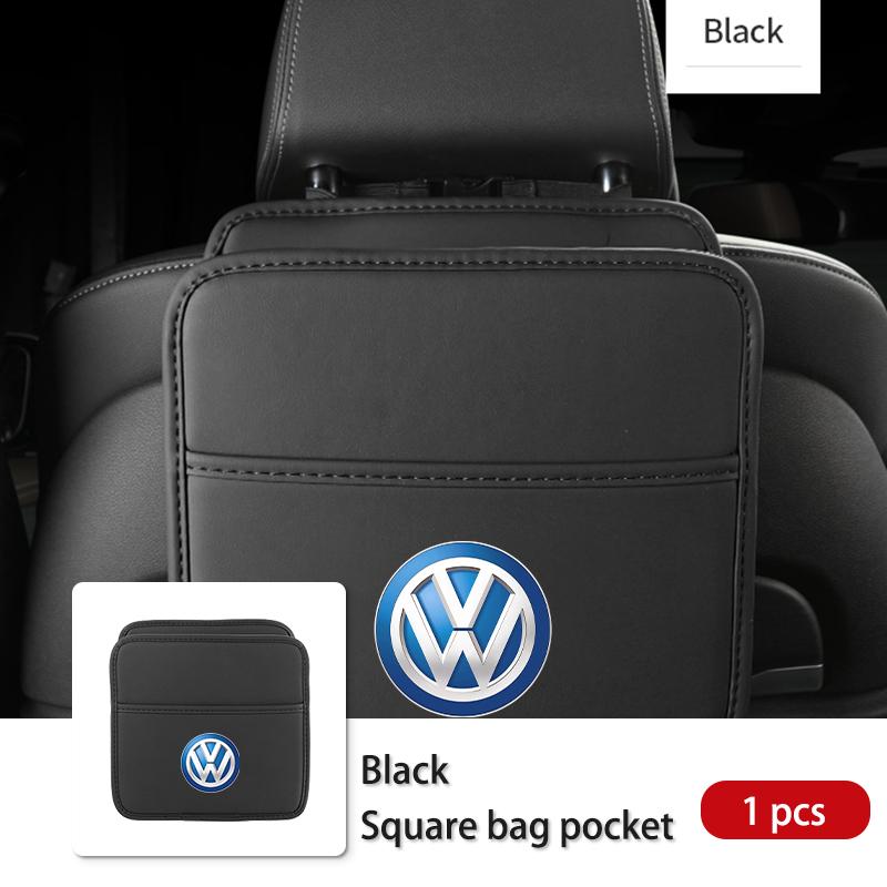 Portable Car Foldable Trash Can Hanging Stuff Storage Case For Volkswagen VW Scirocco Passat Polo B5 B6 B7 CC Tiguan Sharan 5HDSA