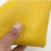 Cuero genuino, patrón de lichi coloreado, cuero de vaca de capa superior, bolsa de cuero hecha a mano para bricolaje de 1,5 mm, tarjetero, leat de cojín de mesa