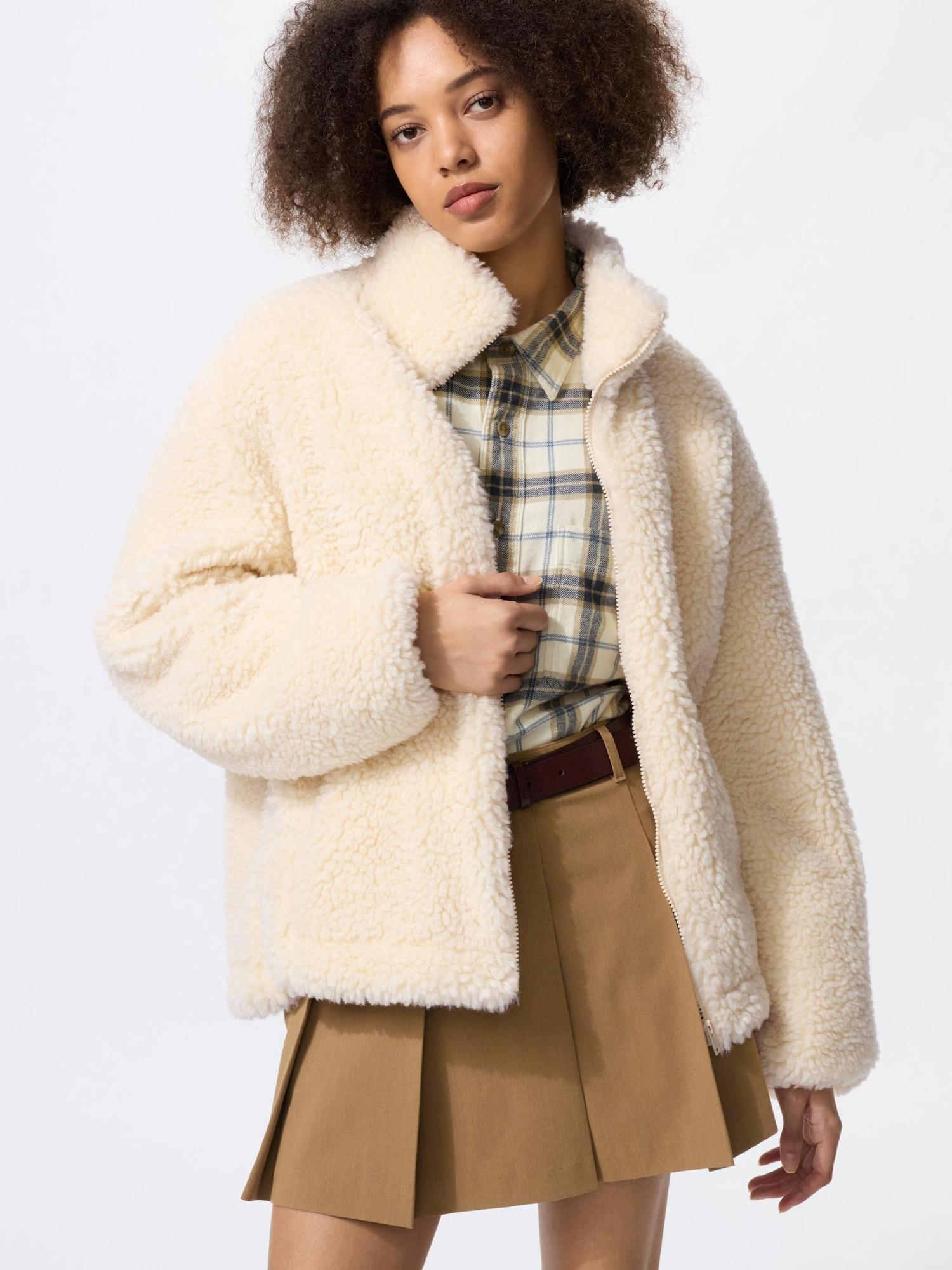 

Флисовая куртка на молнии Uniqlo 30 NATURAL/XS