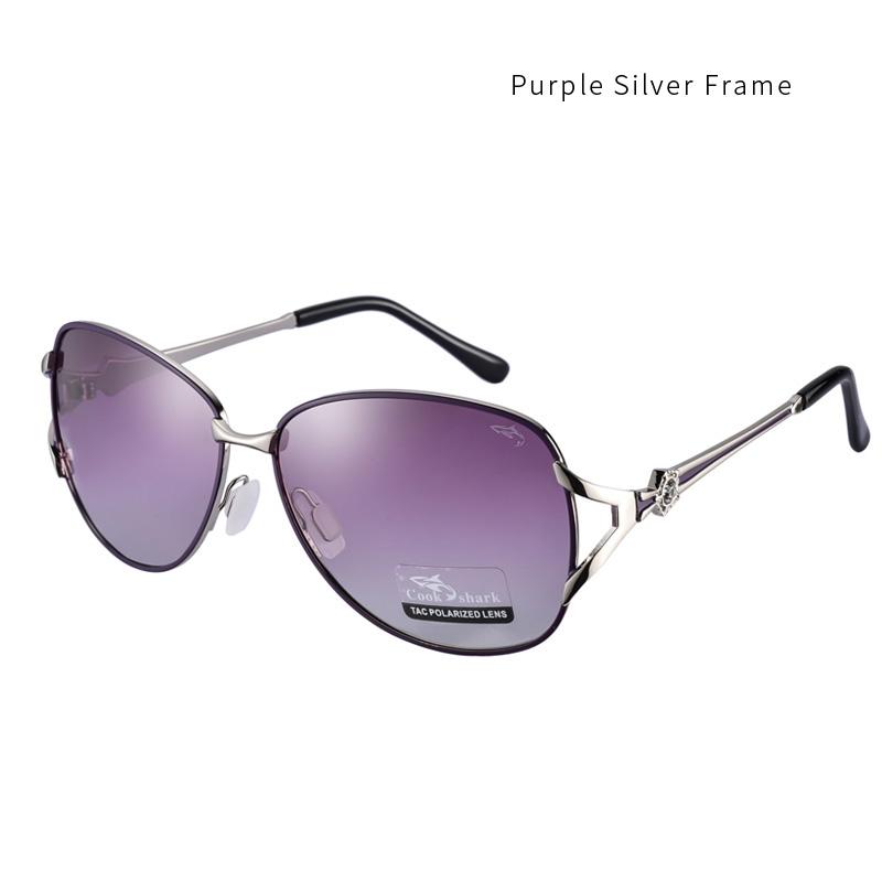 Cook shark new 2020 sunglasses ladies polarized sunglasses tide ultra light driver driving glasses classic