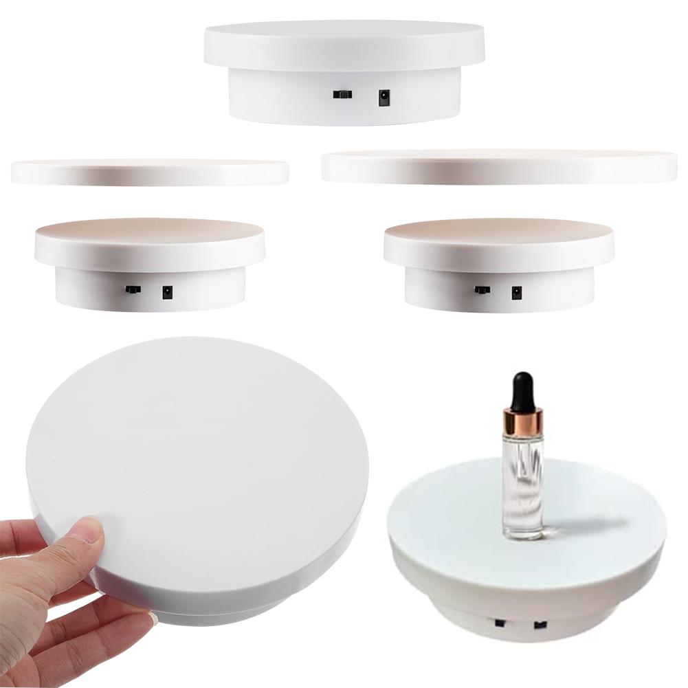 Motorized Rotating Display Stand Automatic Revolving Platform 360 Degree Rotating Jewelry Display Stand for Photography Products