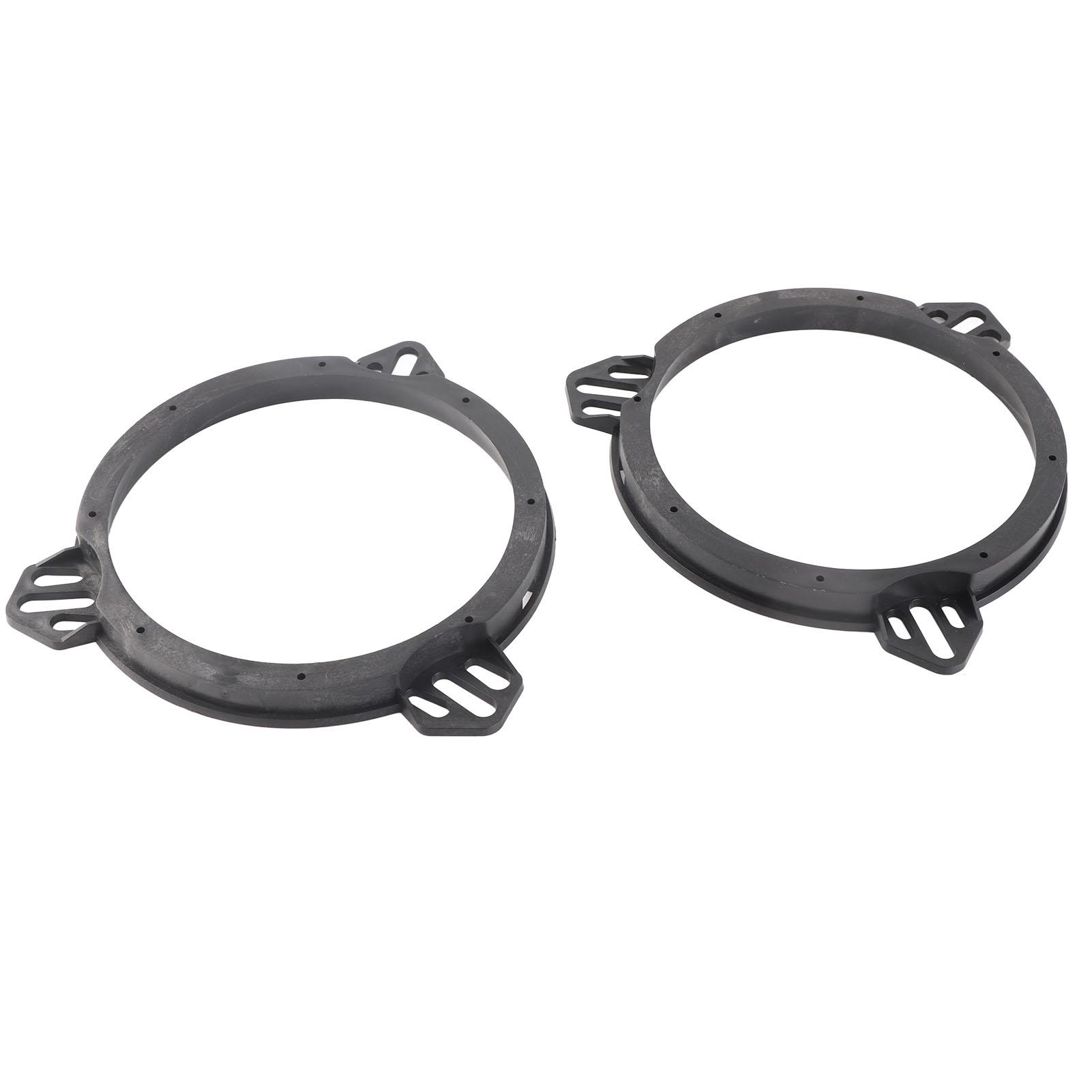

2Pcs Speaker Spacer Adapter Mount 6.5 Inch Black Door Speaker Adapter Spacer Rings Replacement for Subaru Impreza