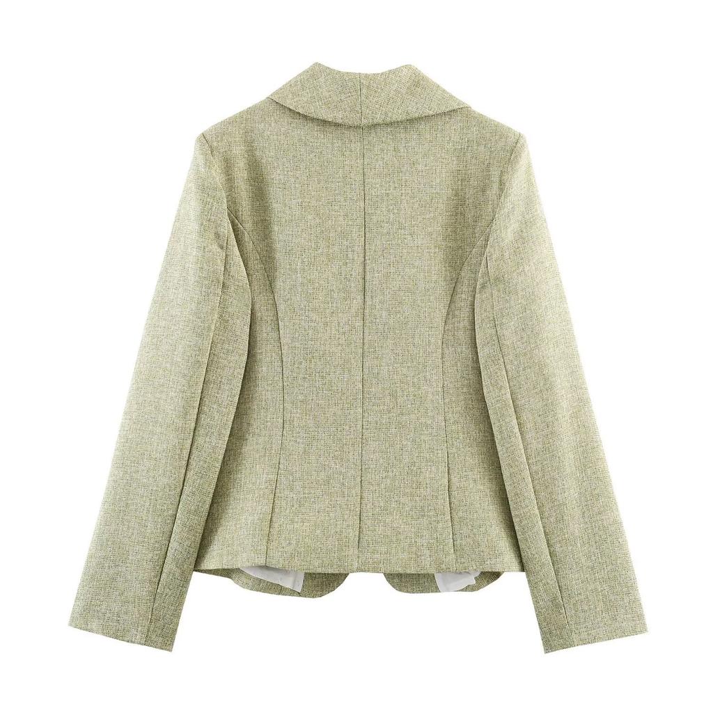 European and American style, new women's clothing, fashionable, casual and versatile, temperament small fragrant style blazer