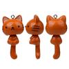 Long Polyresin Tail Cat Figurine With Keyring For Car Decor And Gifts Event