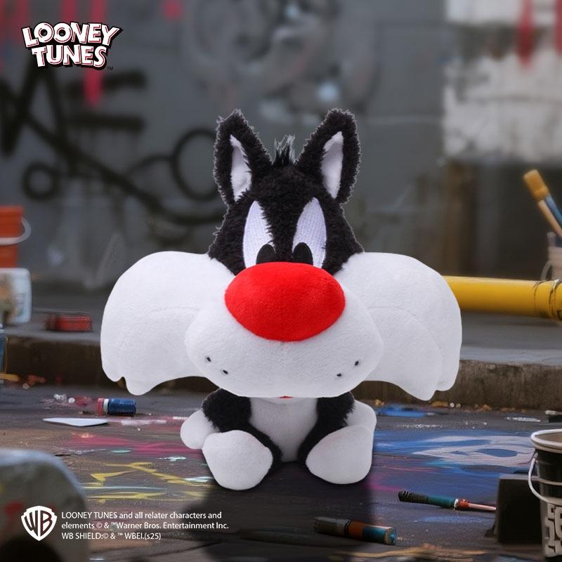 New 20cm Big Head Looney Tunes Plush Toy Bugs Bunny Cartoon Stuffed Animal Soft Doll Kids Birthday Gift Present