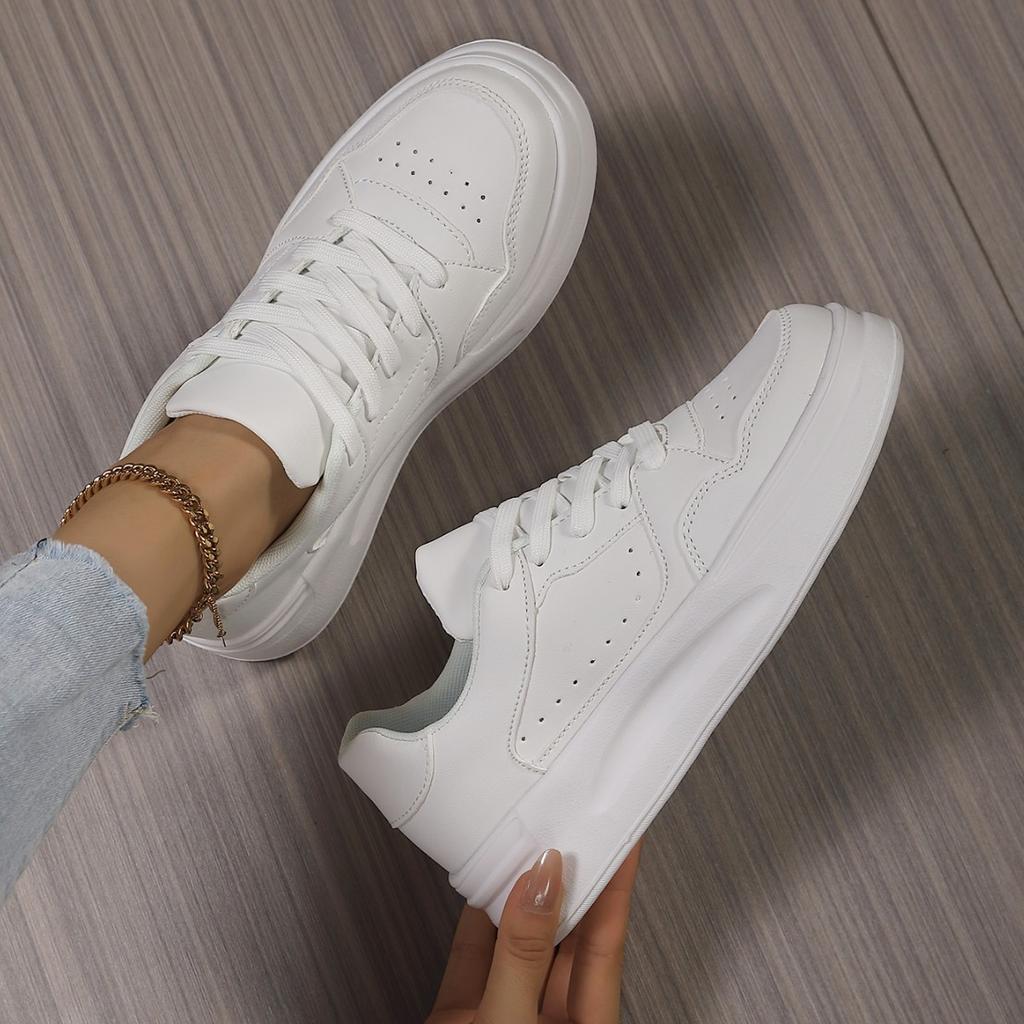 Trendy couple fashion board shoes soft sole comfortable casual sports single shoes lace up light outdoor flats