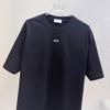 9299 Off-White Summer Men's and Women's Pure Cotton Print Oversized T-shirt Street Wear