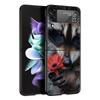 Mapache Hard PC Phone Case For Samsung Galaxy Z Flip 7 6 5 4 Black Cover For Galaxy Z Flip 3 Foldable Shell Fundas Capas Coque