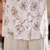 Pastel Mother's Summer Floral Print Two-Piece Set