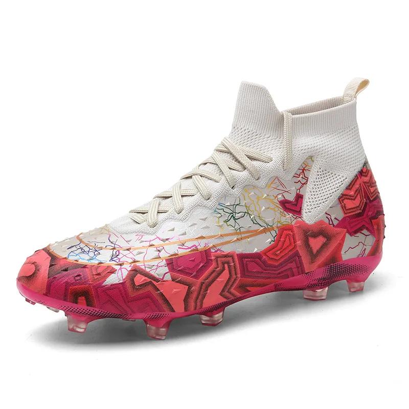 Fashion Men Football Boots Futsal Professional Original Society Football Boot TF/FG Artificial Grass Soccer Shoes for Men and Women