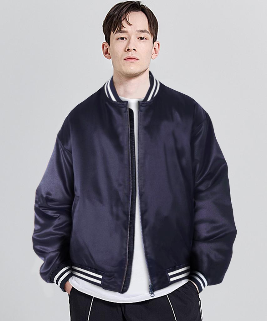 Grayblvd Tt Varsity Jacket Gkajk63(Navy)