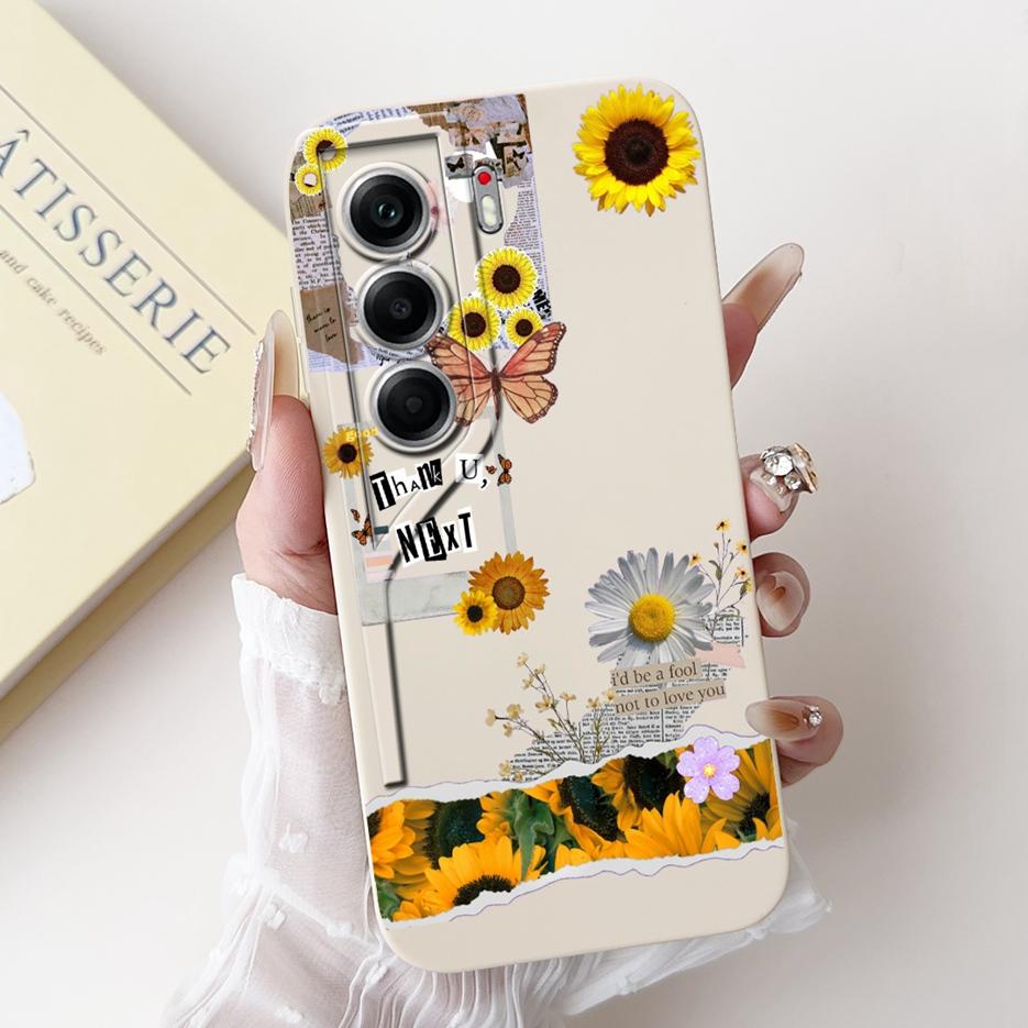 For Tecno Camon 40 Pro 4G Case CM6 Luxury Art Painted Cover Shockproof Phone Case For Tecno Camon40 Camon 40 Pro CM7 Soft Fundas