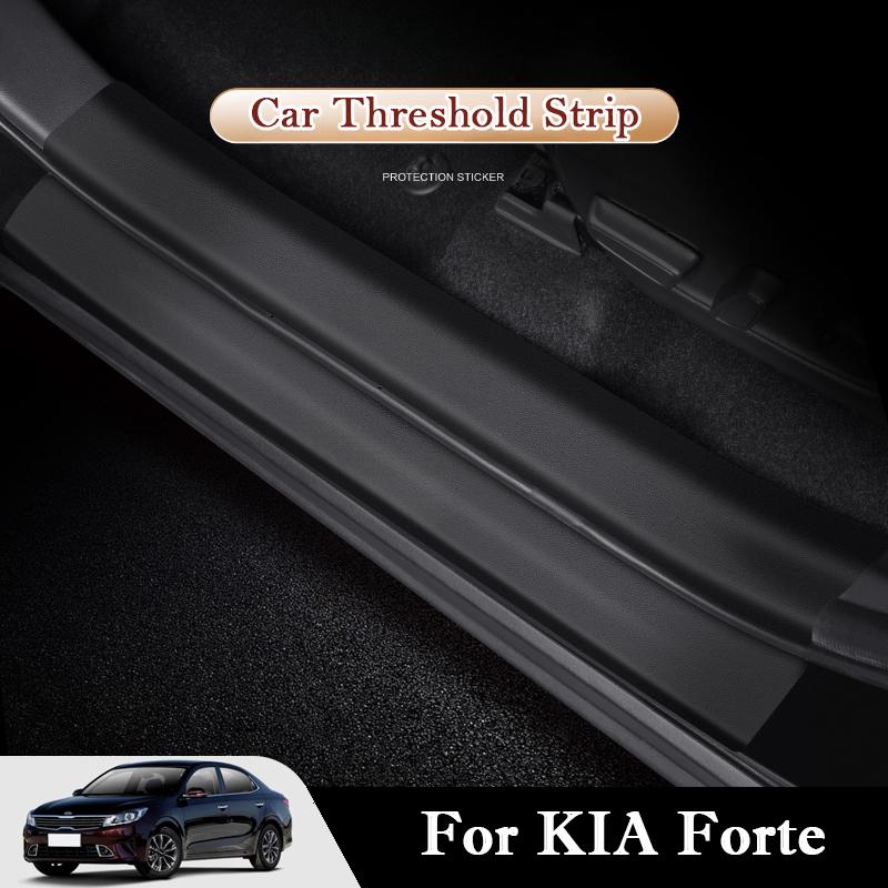 For KIA Forte 2018-2026 Car Threshold Protection Strip Trunk Anti-scratch and Anti-collision Film Door Decorative Strip Stickers