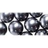 RAYHER 85 Perles en Verre Renaissance Anthracite