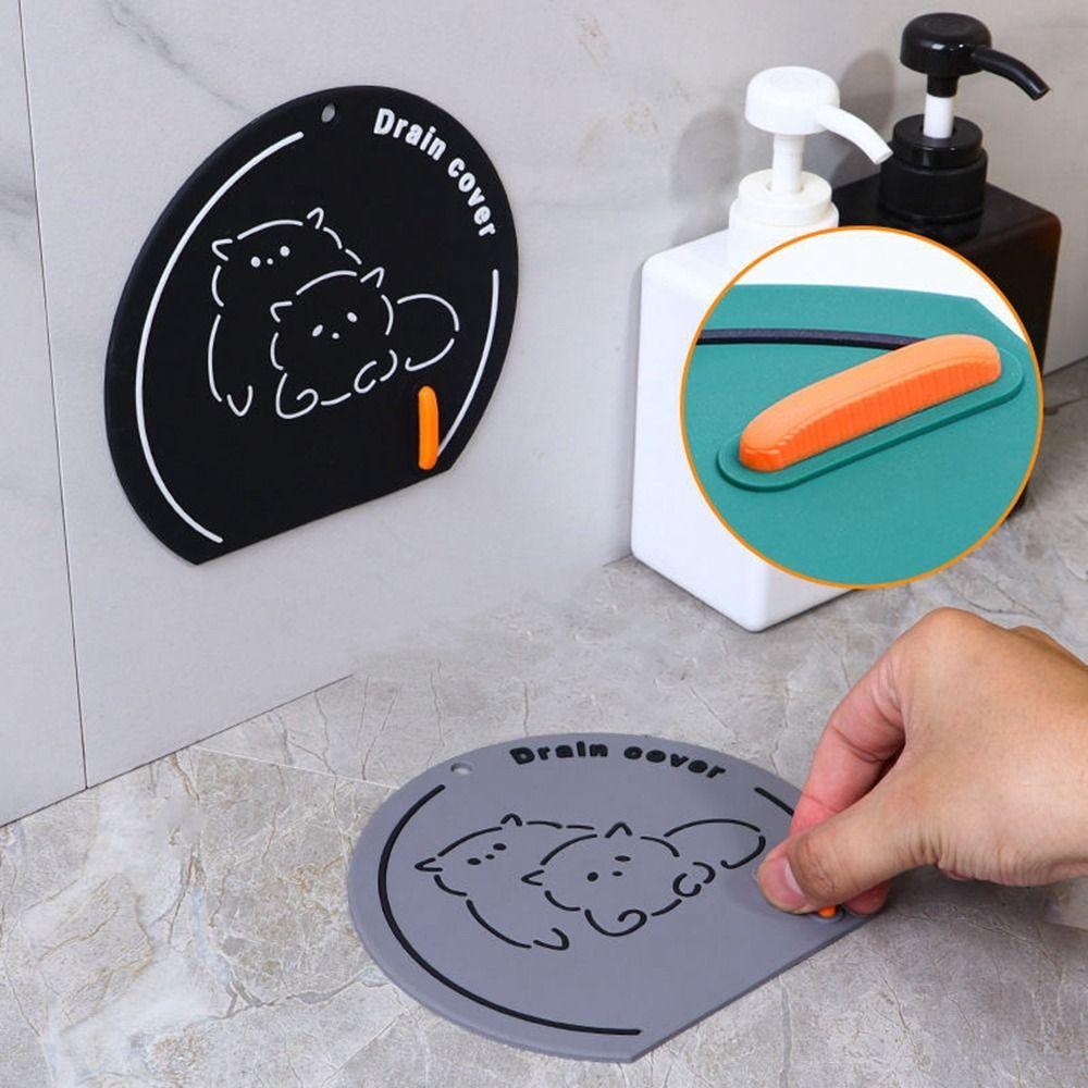 Polar bear Sink Drain Cover PVC Sink Strainer Multifunction Floor Drain Cover  Bathroom