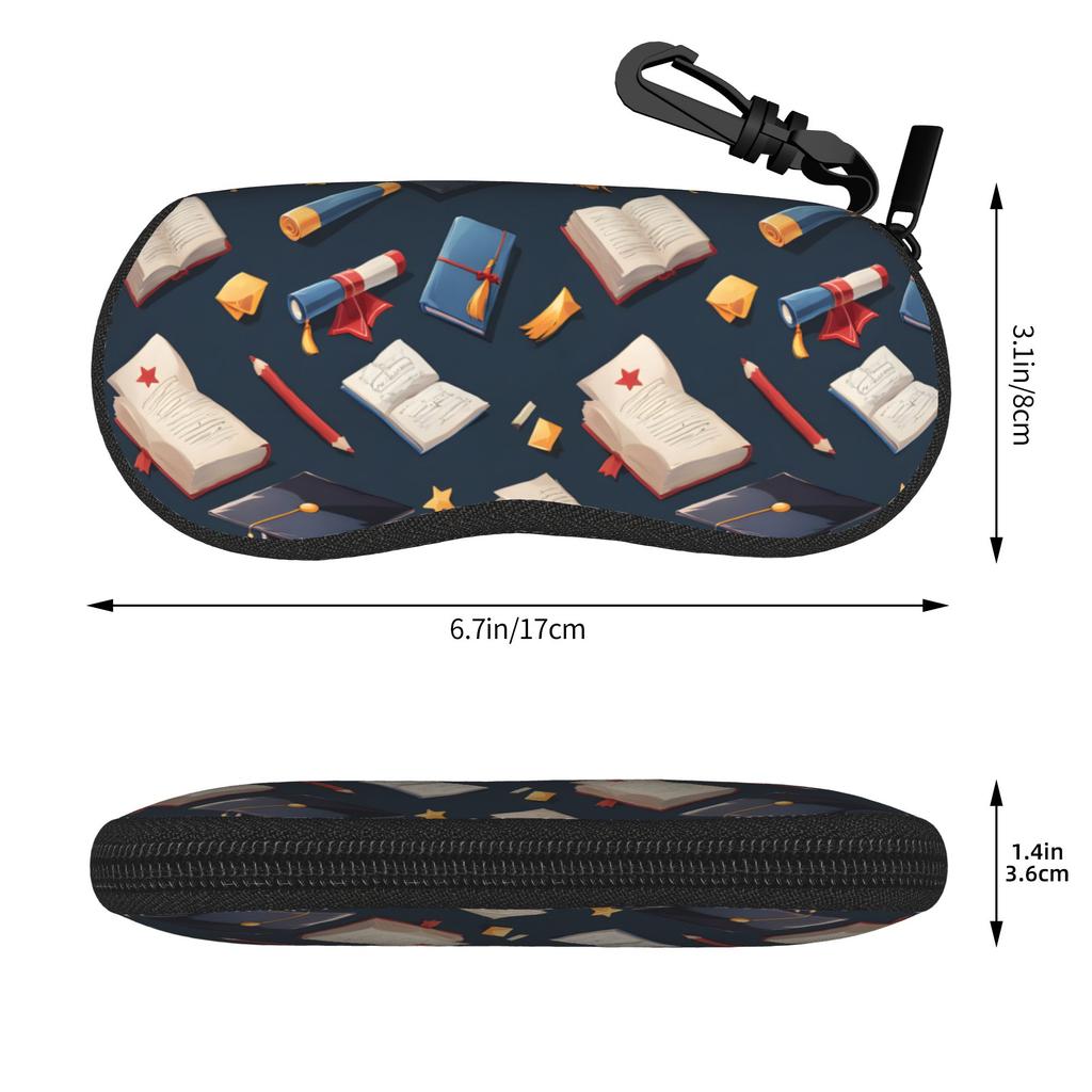 Graduation students school Graduate Glasses Case Girls Student Zipper Eyewear Storage Box Kawaii Glasses Box