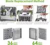 Stainless Steel Shredder, Potato Cutter, Meat Chopper, French Fries Slicer, Cutting Machine, Blade, Potato Chips Maker