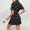 Summer Women's Cute Cherry Print Sexy Pajama Set Nightgown