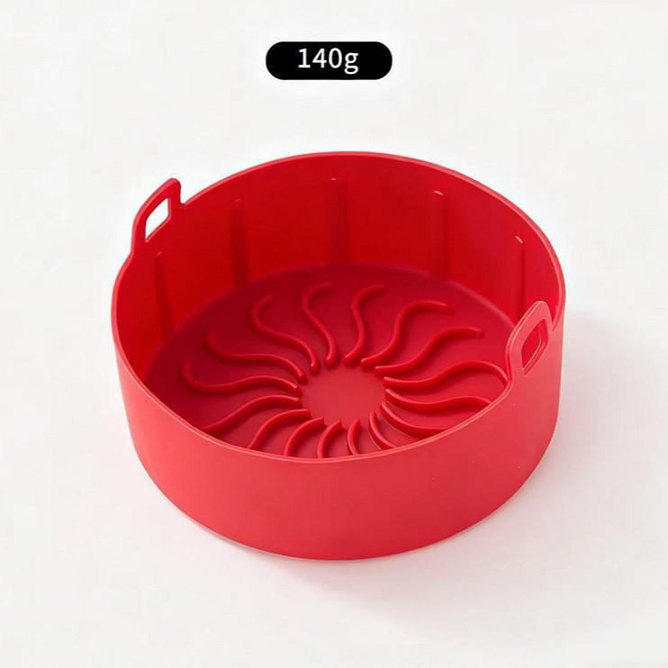 8-Inch Square Silicone Baking Pan and Mat for Air Fryer & Microwave Oven