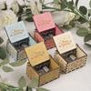 Classical New Year Wooden Music Box Merry Christmas Musical Boxes Hand Crank