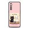 Cute Cartoon Dog Cat Vehicle Case For Realme 16 15T 14 13 12 11 10 4G 9 8 5G Pro Plus C21 C25 C35 GT5 GT3 Neo 2 3 3T 5 Cover