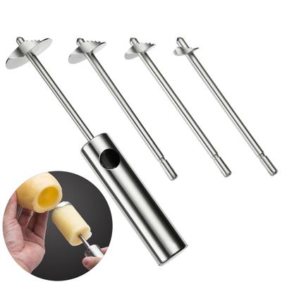 1 Set Vegetable Fruit Corer Cutter 304 Stainless Steel Sharp Blade Anti-Slip Handle Zucchini Potatoes Carrot Pear Coring Tool Kitchen Supplies