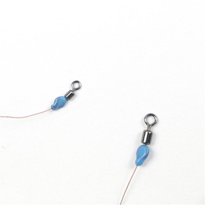 10Pcs Anti Entanglement Silicone Space Beans Fishing Tackle Fishing Line Replacement Space Bean for Knot Protections