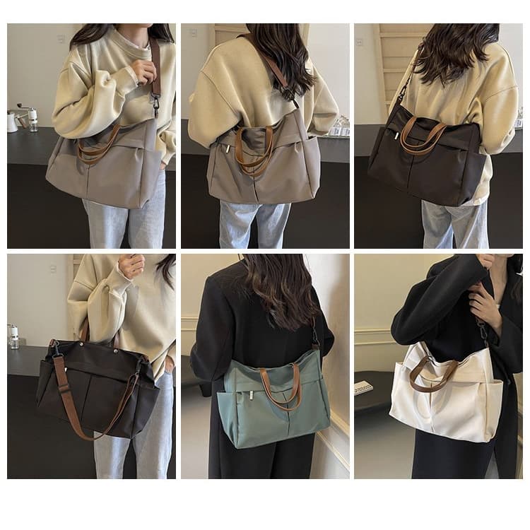 Large Capacity Nylon Tote Bag Women's Shoulder Messenger Bag