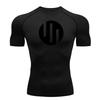 Running T-shirt Short Sleeve White Compression Shirt Men's Gym Exercise Quick Dry Sun Protection Sportswear Muscle Shirt 4XL