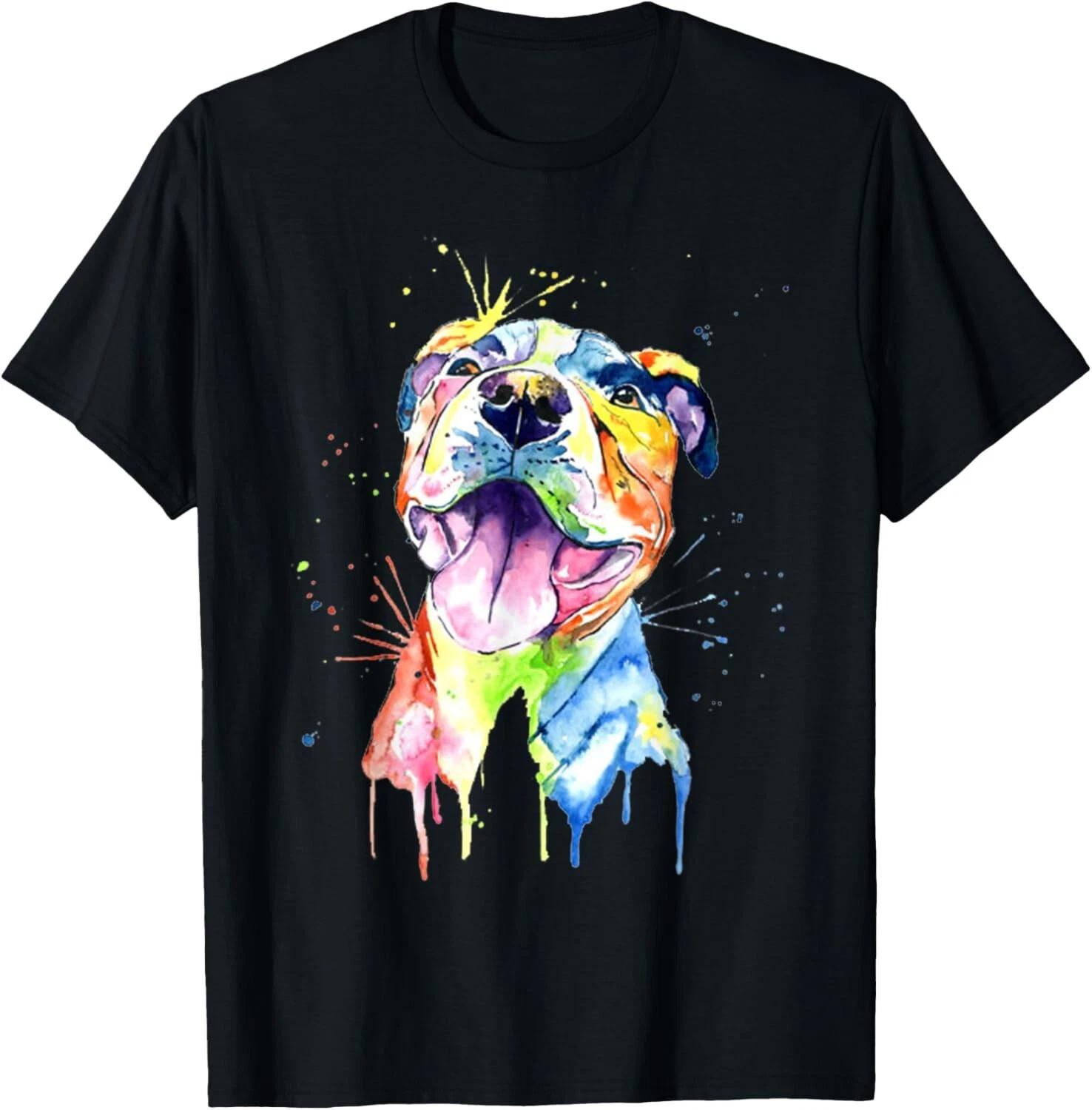 

Pit Bull Artistic Funny Pibble Cute Sweet Gift Birthday Gift Unisex T-Shirt S