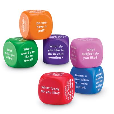 Learning Resources English Teaching Materials English Conversation Dice Set of 6 LER7300 Genuine Product