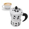 Milk Cow Color   Pot Aluminum Coffee Pot Coffee Maker for Home Cafe Outdoor Activities Camping Travel