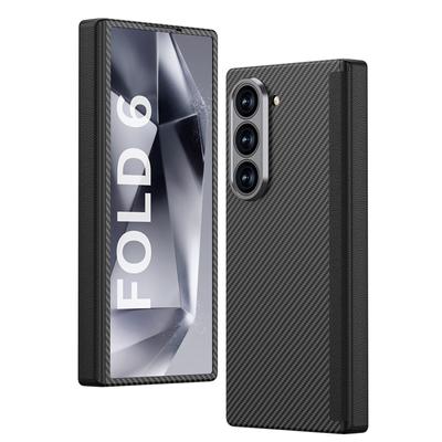 Luxus Carbon Fiber Ultra Dünne Telefon Abdeckung für Samsung Galaxy Z Fold 6 Fall Magnetische Scharnier Schutz Stoßfest